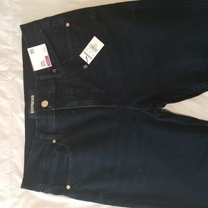 Express Jeans, Size 12 short, dark wasj